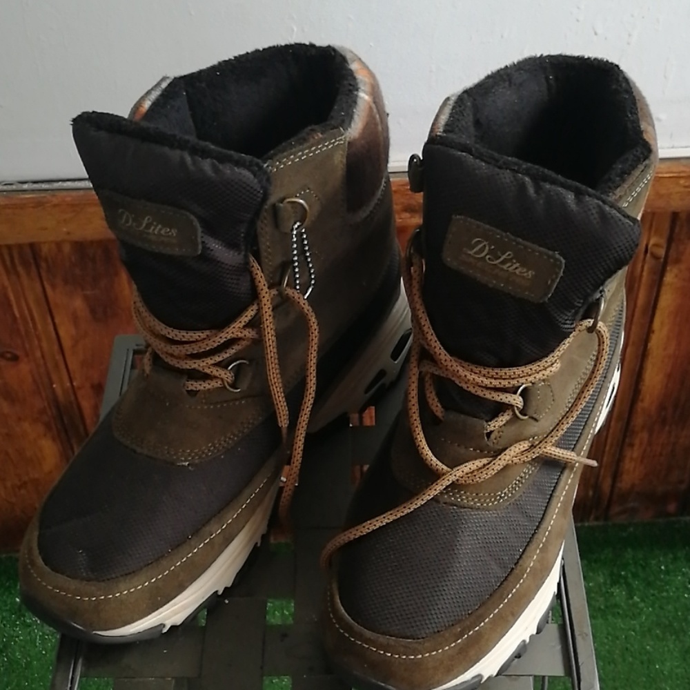 Waterproof part leather boots